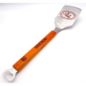 49ers NFL San Francisco BBQ Spatula Sportula with Bottle Opener NEW